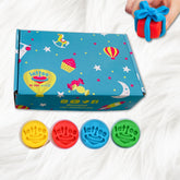 Best Colorful Clay Dough Set with 4 vibrant colors for toddlers and kids, designed for creative play, sensory exploration, and developing fine motor skills.
